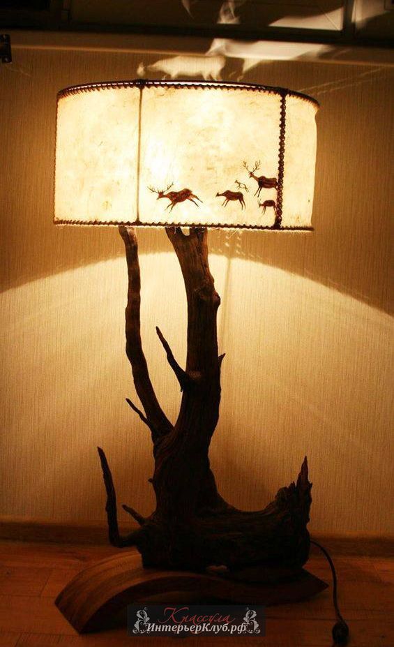 6 Авторский светильник из дерева ручной работы, напольный светильник из дерева ручной работы, авторский напольный светильник ручной работы