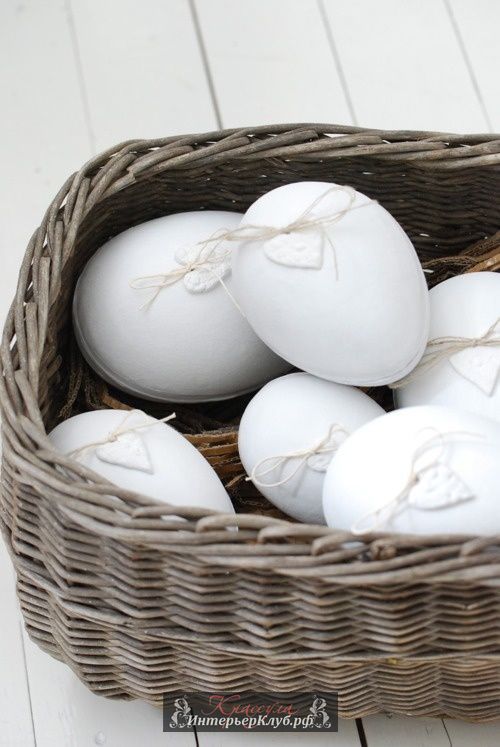 Простое украшение пасхальных яиц, простой пасхальный декор (44)