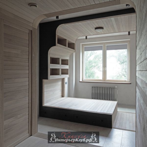 Уникальные дизайнерские интерьеры, деревянная отделка в квартире