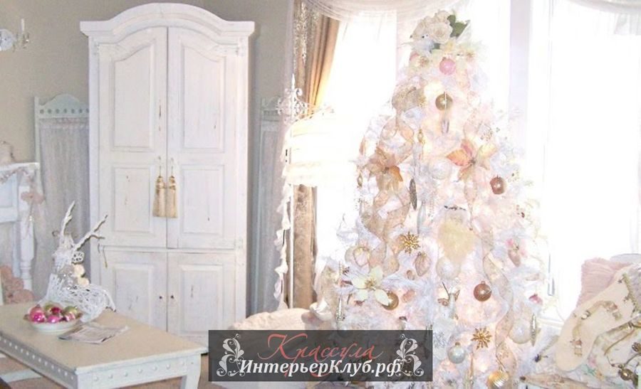 69 Идеи украшения белой новогодней елки, новогодний декор для белой елки