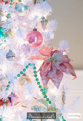 60 Идеи украшения белой новогодней елки, новогодний декор для белой елки