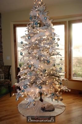 71 Идеи украшения белой новогодней елки, новогодний декор для белой елки