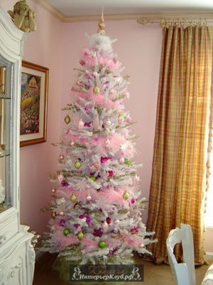 51 Идеи украшения белой новогодней елки, новогодний декор для белой елки