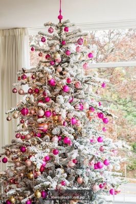 27 Идеи украшения белой новогодней елки, новогодний декор для белой елки