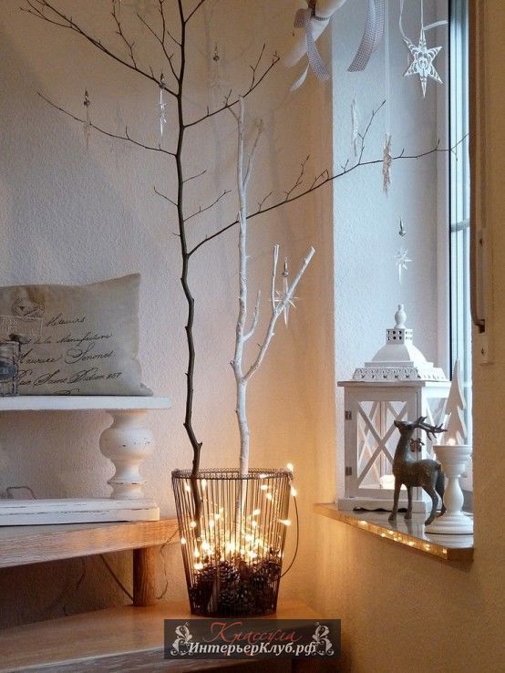 6 Скандинавский  новогодний декор в интерьере, новогодний декор в скандинавском стиле интерьеры, ска