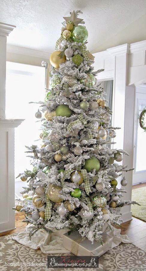 50 Идеи украшения белой новогодней елки, новогодний декор для белой елки