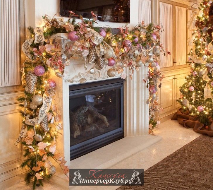 64 Золотой Новогодний декор для дома, идеи новогоднего декора золотой и белый, украшение новогоднего