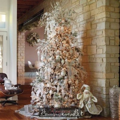 42 Идеи украшения белой новогодней елки, новогодний декор для белой елки