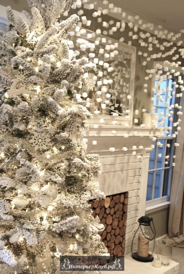 47 Идеи украшения белой новогодней елки, новогодний декор для белой елки