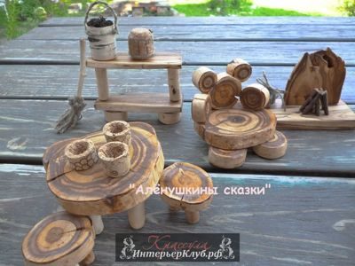 Колыбельная для Мишутки, деревянная мини мебель ручной работы
