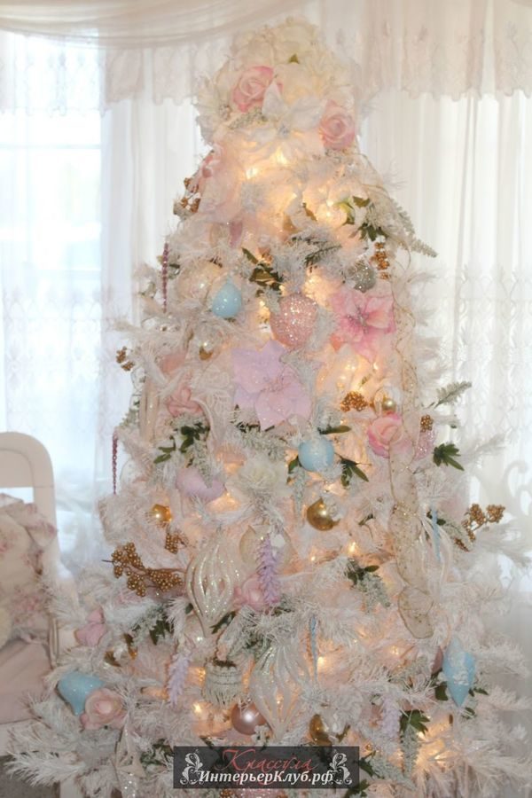 67 Идеи украшения белой новогодней елки, новогодний декор для белой елки
