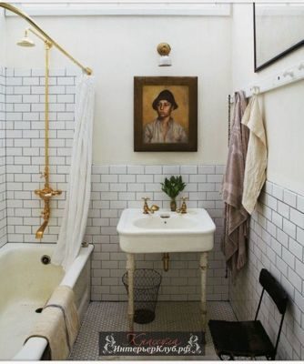 10 Винтажные интерьеры ванной, винтажный стиль в интерьере ванной