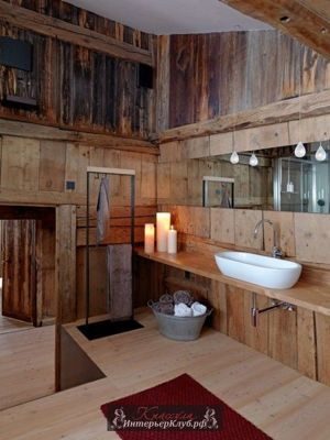 11 Интерьеры ванной шале, интерьеры ванной в стиле шале