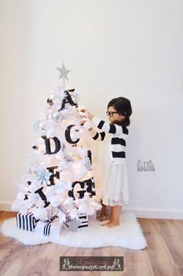 15 Идеи украшения белой новогодней елки, новогодний декор для белой елки