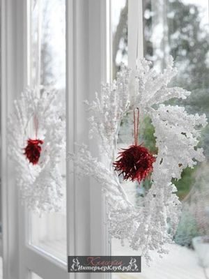 43 Новогоднее украшение окна своими руками, украшение окна на новый год своими руками, новогоднее ук