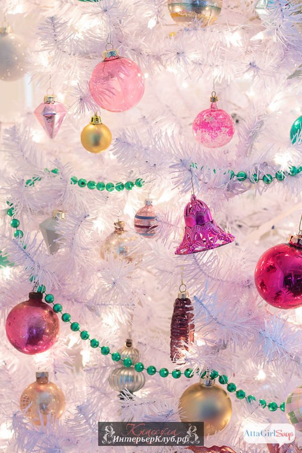 58 Идеи украшения белой новогодней елки, новогодний декор для белой елки