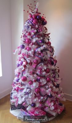 54 Идеи украшения белой новогодней елки, новогодний декор для белой елки