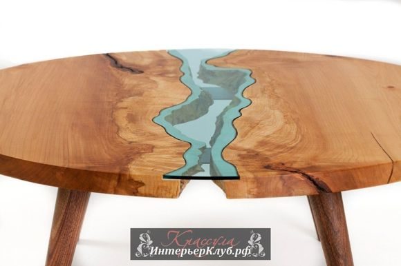 Уникальные деревянные столы со стеклянными реками и озерами от дизайнера Грега Классена. Уникальная деревянная мебель, деревянная мебель ручной работы, дизайнер мебели