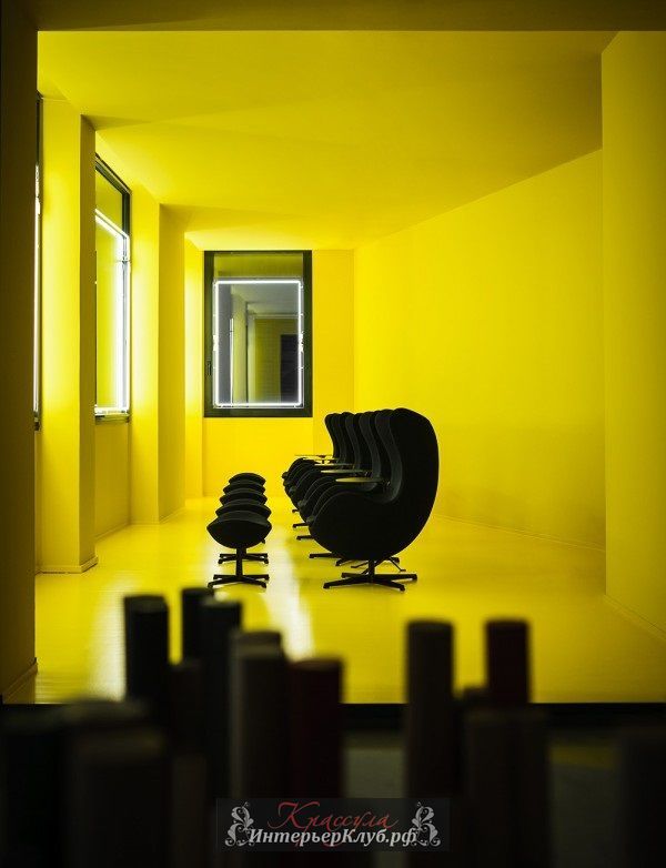 11 Желтый цвет стен в интерьере
