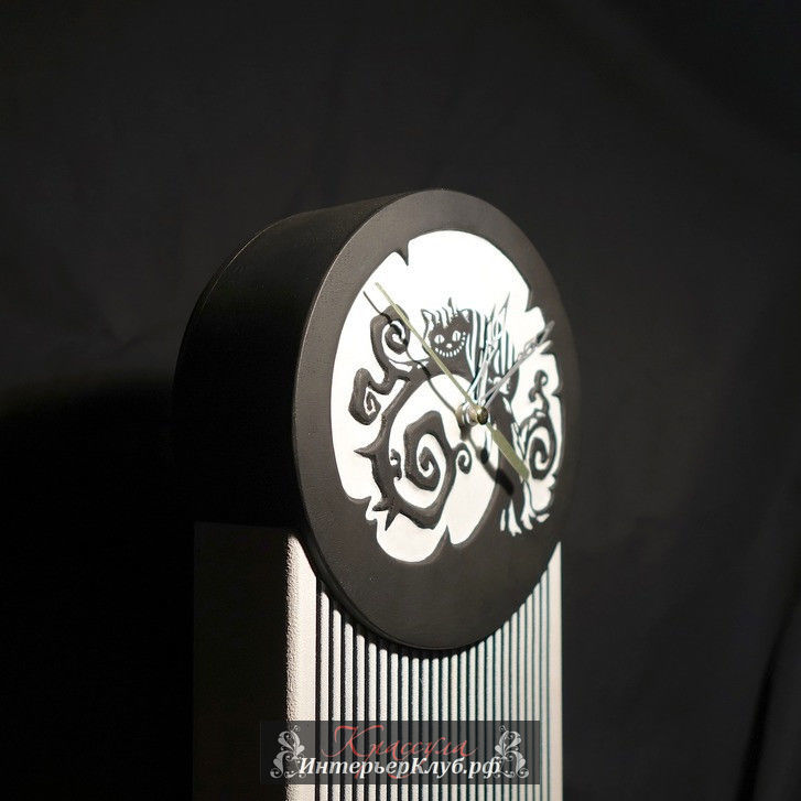 13 Часы в стиле Тима Бартона, дизайнерские интерьерные часы ручной работы, дизайнерские часы для дома ручной работы