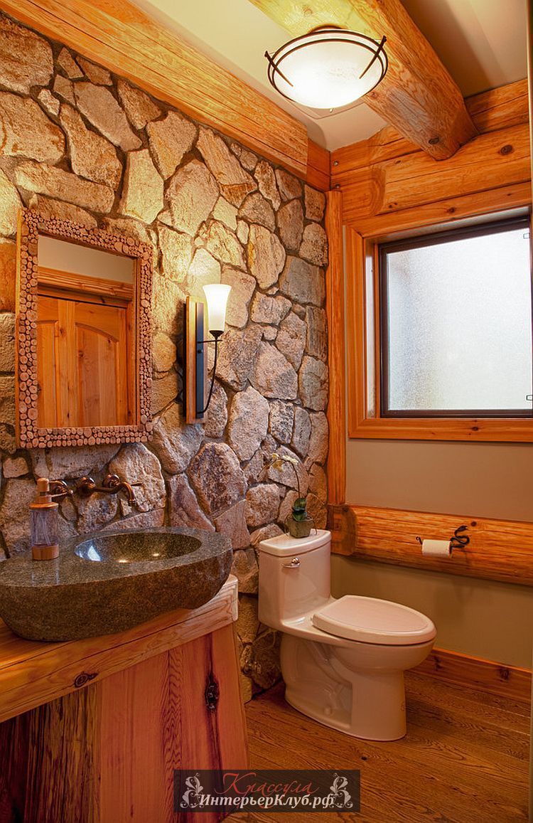 15 Каменная стена в интерьере ванной, каменная стена в ванной фото, идеи для ванной с каменной стеной