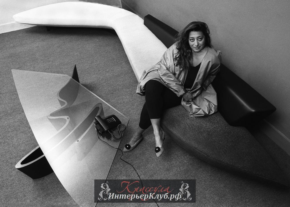 2 Заха Хадид в ее лондонском офисе, 1985 год, Zaha-Hadid-in-her-London-office-circa-1985