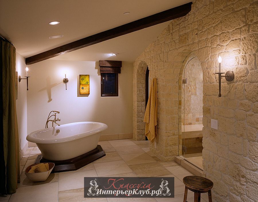 3 Каменная стена в интерьере ванной, каменная стена в ванной фото, идеи для ванной с каменной стеной