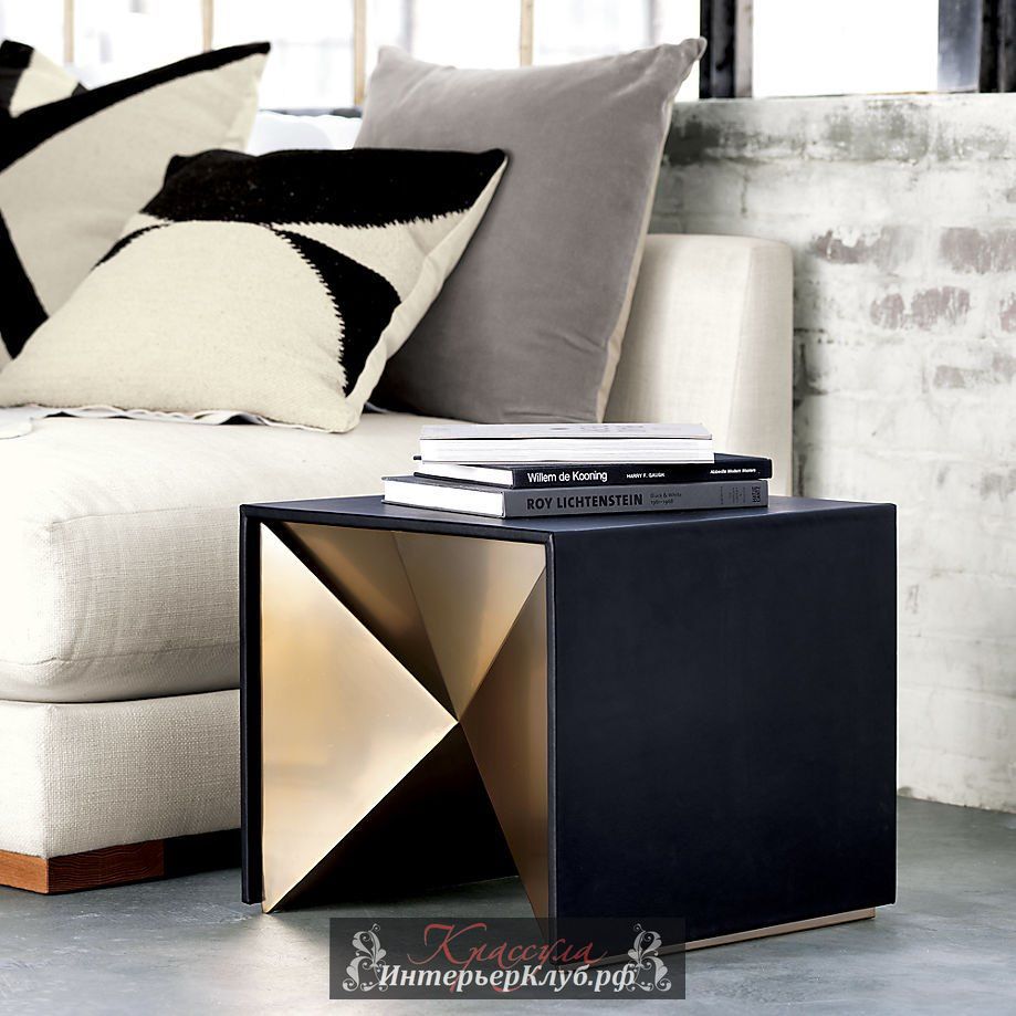 6 Геометричный прикроватный столик дизайн Ленни Кравиц, Geometric-side-table-from-Kravitz-Design-and-CB2