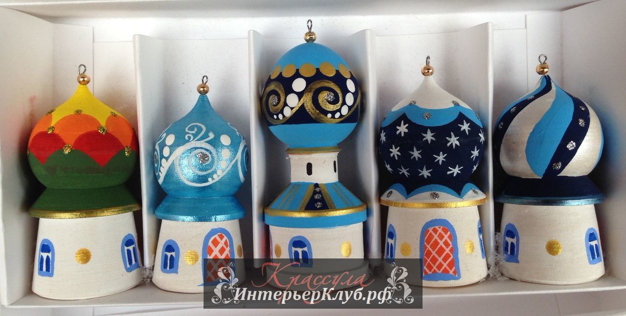 7 Украшение новогодней елки в русском стиле, елочные игрушки в русском стиле