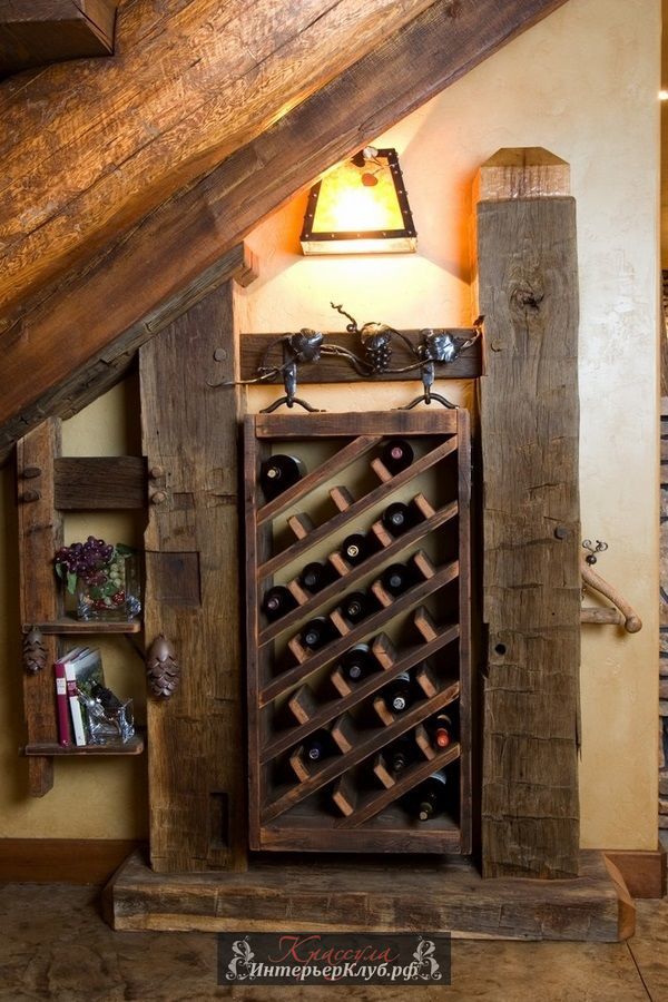 винные шкафы в интерьере, винные шкафы фото, полки для хранения вина