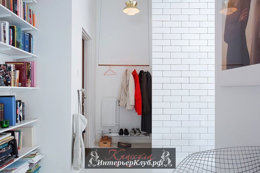 Идея для мини-гардеробной для функционала небольшого пространства городской квартиры