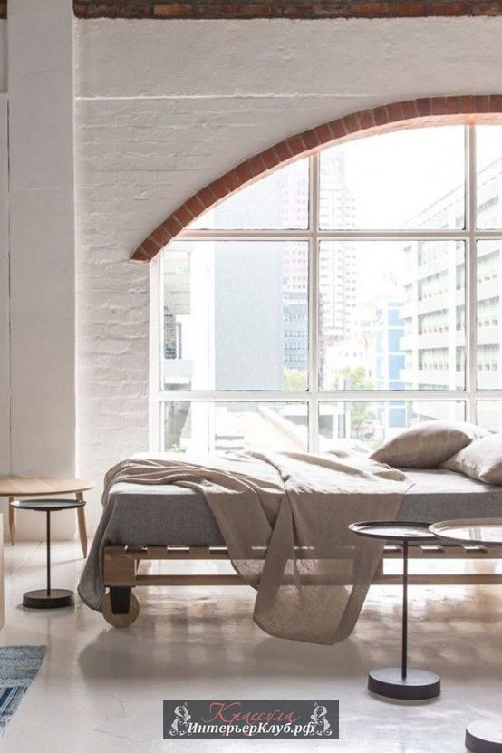 Индустриальные кровати, кровати в индустриальном стиле (24)