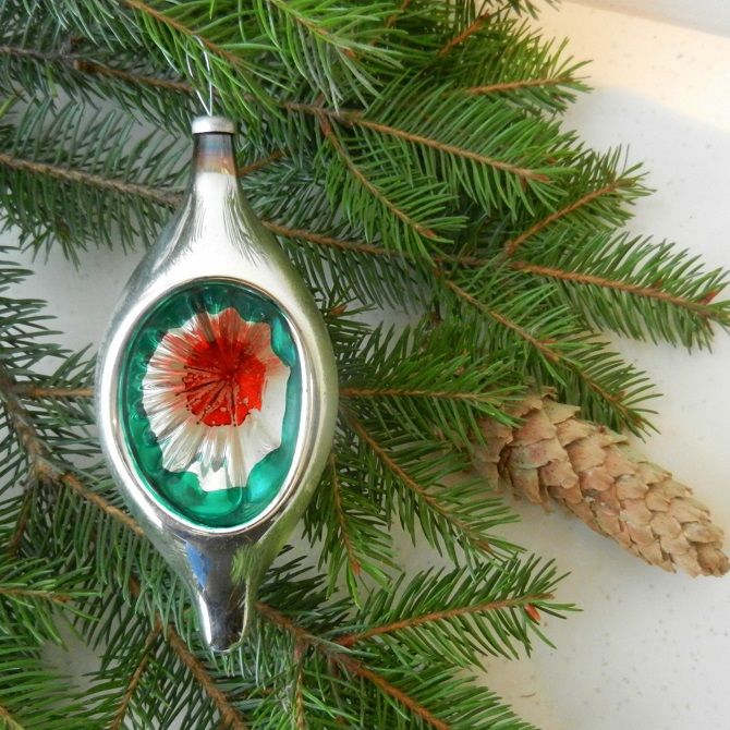 Украшение новогодней елки в советском стиле