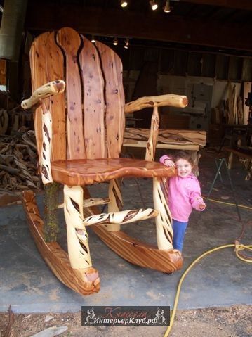 Уникальная мебель из дерева ручной работы