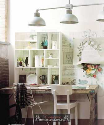16 Винтажные интерьеры домашнего офиса, винтажный стиль в интерьере домашнего офиса