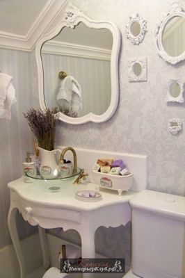 18 Стиль прованс в интерьере ванной комнаты, интерьеры ванной комнаты в стиле прованс