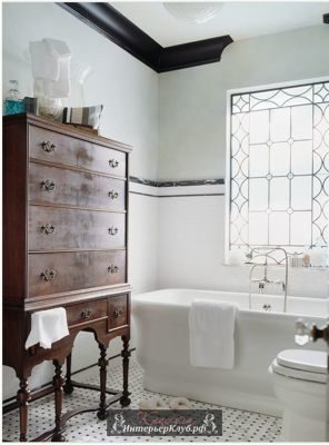 25 Винтажные интерьеры ванной, винтажный стиль в интерьере ванной