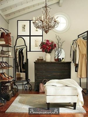 19 Винтажные интерьеры гардеробной, винтажный стиль в интерьере гардеробной