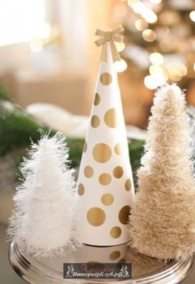 12 Золотой Новогодний декор для дома, идеи новогоднего декора золотой и белый, украшение новогоднего