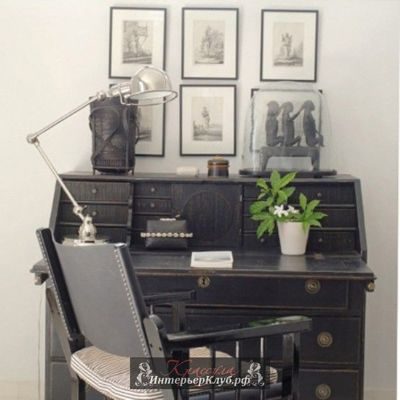 15 Винтажные интерьеры домашнего офиса, винтажный стиль в интерьере домашнего офиса