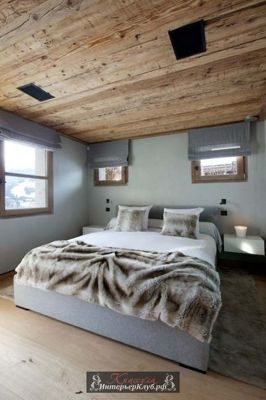 22 Интерьеры спальни шале, стиль шале в интерьере спальни, дизайн интерьера спальни в стиле шале
