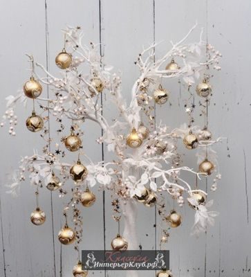 11 Золотой Новогодний декор для дома, идеи новогоднего декора золотой и белый, украшение новогоднего