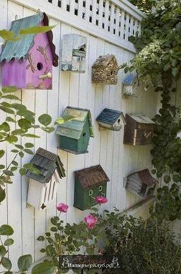 1 Домики для птиц в саду своими руками, домики для птиц на даче своими руками, необычные домики для
