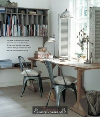 9 Винтажные интерьеры домашнего офиса, винтажный стиль в интерьере домашнего офиса