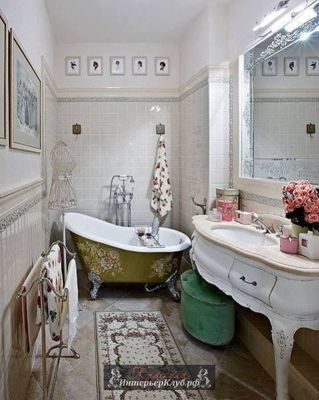3 Винтажные интерьеры ванной, винтажный стиль в интерьере ванной