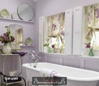 29 Стиль прованс в интерьере ванной комнаты, интерьеры ванной комнаты в стиле прованс