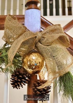 61 Золотой Новогодний декор для дома, идеи новогоднего декора золотой и белый, украшение новогоднего