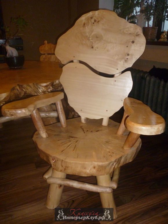 Деревянная мебель ручной работы, Уникальная деревянная мебель, Оригинальная мебель из массива